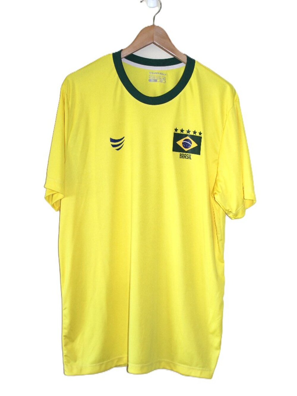 nwot SUPER BOLLA Brazil Soccer Fan Jersey, Made in Brazil GG